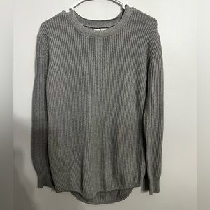 UNIF x Urban Outfitters‎ Women's Waffle Knit Tunic Sweater in Gray Size Small